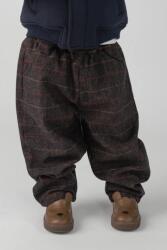 Donsje slouchy nadrág gyerek gyapjúval Elias Trousers - barna 122