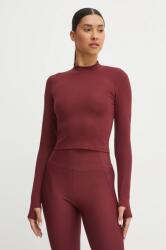 Casall hosszú ujjú felső jógázáshoz Soft Rib - burgundia XL