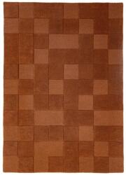 Flair Rugs Covor teracotă țesut manual din lână 200x290 cm Checkerboard - Flair Rugs Covor