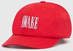 Awake NY pamut baseball sapka Logo Hat - piros Univerzális méret