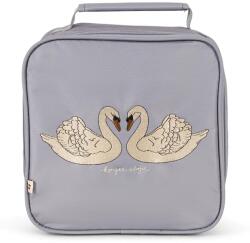 Konges Sløjd gyerek ebédhordó CLOVER THERMO LUNCH BAG - kék Univerzális méret