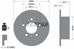 TEXTAR féktárcsa TEXTAR 92054500 for CITROËN (92054500)