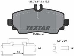 TEXTAR Fékbetét készlet TEXTAR 2307003 for MERCEDES-BENZ (2307003)