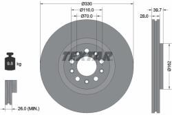TEXTAR féktárcsa TEXTAR 92220903 for ALFA ROMEO, JEEP (92220903)