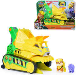 Spin Master Patrula Cățelușilor - Filmul Dino: vehicul mușcător Chomp &, Rescue cu figurina Rubble - Spin Master (6075978)
