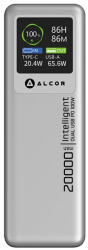 Alcor SK10P vésztöltő / külső akkumulátor 20000 mAh, 100 W - szürke (SK10PGREY) - bstrade