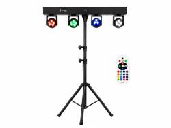 Thunder Germany PARTYBAR808 2×1 LED ball + 2×1 LED Beam + 2×4 LED Wash robotlámpa fényeffekt szett - thundergermany