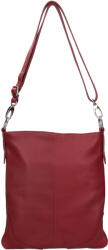Italia Geantă de mână tip crossbody din piele Italia Pia - burgundia