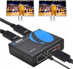 Orei Hdmi elosztó 4K 1X2 Ultra Hd 30 Hz Képosztó Tápegység TV-hez (Rozdzielacz HDMI 4K 1X2 Ultra HD 30 Hz)