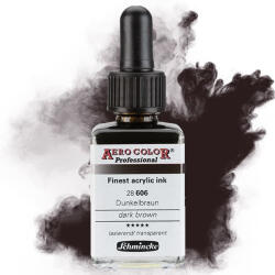 Schmincke AERO COLOR Professional akriltinta, 28 ml - 606, dark brown