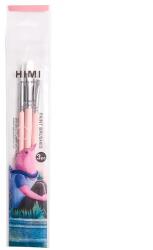 HIMI ecsetkészlet, szintetikus, vegyes - 3 db, pink
