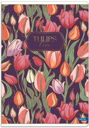 Lastva Füzet, LASTVA Tulips Love-L, A5, 52 lapos, kockás (FLTLLA552K)