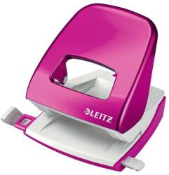Leitz Lyukasztó, kétlyukú, 30 lap, LEITZ ˝Nexxt Wow˝, rózsaszín