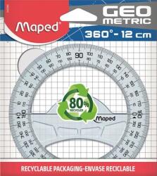 Maped Szögmérő, műanyag, 360°, MAPED ˝Geometric˝