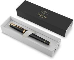 Parker Töltőtoll, arany színű klip, matt fekete színű tolltest, PARKER ˝Royal Urban Twist˝