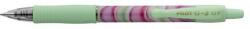 Pilot Zseléstoll, 0, 32 mm, nyomógombos, zöld tolltest, PILOT ˝G-2 Flow˝, kék