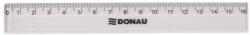 DONAU Vonalzó, műanyag, 16 cm, DONAU