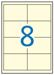 APLI Etikett, 97x67, 7 mm, színes, APLI, krémszínű, 160 etikett/csomag