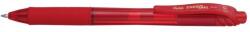 Pentel Zseléstoll, 0, 35 mm, nyomógombos, PENTEL ˝EnerGelX BL107˝, piros