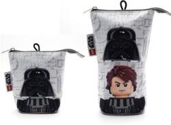 LEGO® Tolltartó, cipzáras, pop-up, LEGO ˝Star Wars Darth Vader/Anakin˝, szürke-fekete-mintás