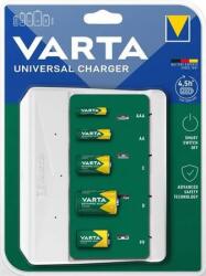 VARTA Elemtöltő, univerzális, akku nélkül, VARTA ˝Universal˝, fehér