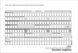 Victoria Paper Nyomtatvány, átutalási megbízás, kézi, 500x2, A6, VICTORIA PAPER ˝PFNY 11˝