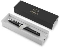 Parker Töltőtoll, ezüst színű klip, matt fekete színű tolltest, PARKER ˝Royal Urban Twist˝
