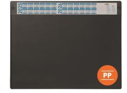 DURABLE Könyökalátét, 650x480 mm, éves naptárral, DURABLE, fekete