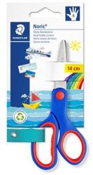 STAEDTLER Olló, iskolai, 14 cm, STAEDTLER ˝Noris 965˝, kék