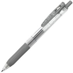 Zebra Zseléstoll, 0, 33 mm, nyomógombos, ZEBRA ˝Sarasa Clip˝, szürke