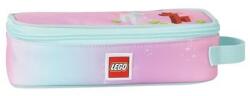 LEGO® Tolltartó, szögletes, cipzáras, LEGO ˝Iconic Sparkle˝, rózsaszín-mintás