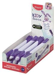 Maped Írástanuló rollertoll, 0, 7 mm, radírozható, MAPED ˝KIDY Learn MAGIC˝, nyuszi, lila, 12 db
