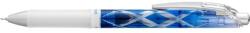 Pentel Zseléstoll, 0, 25 mm, nyomógombos, PENTEL ˝EnerGel BLN75 Kiriko, Flying Arrow˝, kék