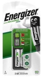 Energizer Elemtöltő, AA ceruza/AAA mikro, 2x2000mAh, ENERGIZER ˝Mini˝