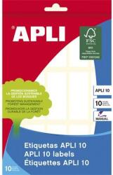 APLI Etikett, 20x50 mm, kézzel írható, kerekített sarkú, APLI, 150 etikett/csomag