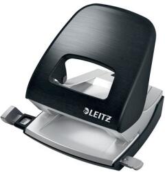 Leitz Lyukasztó, kétlyukú, 30 lap, fém, LEITZ ˝Nexxt Style, szaténfekete