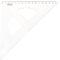 KOH-I-NOOR Háromszög vonalzó, műanyag, 45 °, 16 cm, KOH-I-NOOR