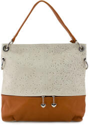 Manier Geanta piele crem GF184