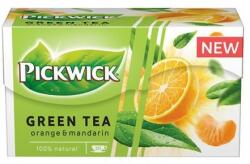 Pickwick Zöld tea, 20x1, 5 g, PICKWICK, narancs-mandarin