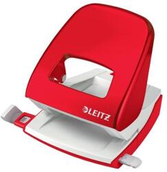 Leitz Lyukasztó, kétlyukú, 30 lap, LEITZ ˝Nexxt Wow˝, piros