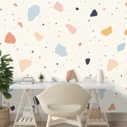 Dovido Fototapet forme terrazzo în nuanțe pastelate - 98x66