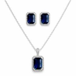 Borealy Set Colier si Cercei Sapphire Elegance (ALI1097)