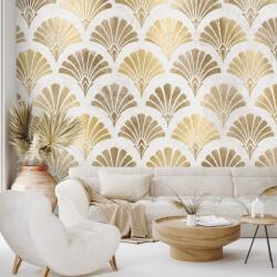 Dovido Tapet scoici Art Deco aurii - 245x165