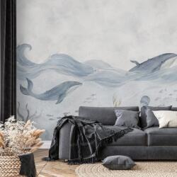 Dovido Tapet balene delicate sub suprafață - 98x66