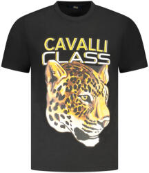 Cavalli Class Rövid Ujjú Férfi Póló Fekete