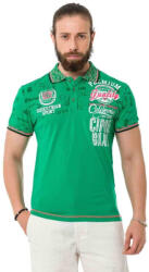 CIPO&BAXX Cipo & Baxx Divatos Férfi Póló Ct738 Green