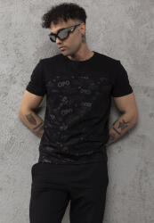 CIPO&BAXX Cipo & Baxx Férfi Póló Ct791 Black (ct791_black_m)