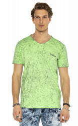 CIPO&BAXX Cipo & Baxx Divatos Férfi Póló Ct550 Neon Green