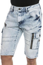 CIPO&BAXX Cipo & Baxx Divatos Farmer Rövidnadrág Ck236 Ice Blue
