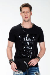 CIPO&BAXX Cipo & Baxx Fekete Férfi Póló Ct430 Black (ct430black_xl)
